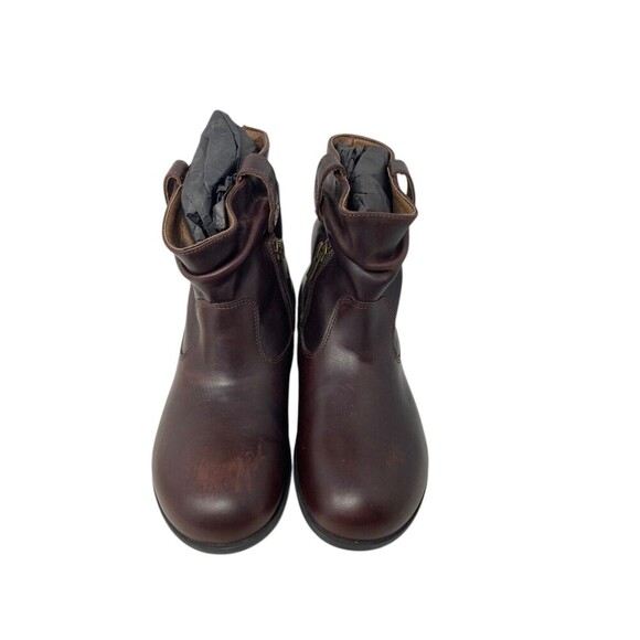 Birkenstock Leather Boots Women's Size 5 Sarnia Espresso Dark Brown NEW - Picture 6 of 11